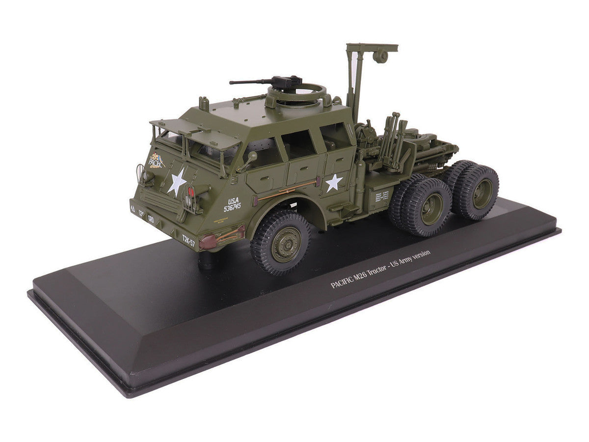 Pacific M26 Tractor Olive Drab "United States Army" 1/43 Diecast Model by Militaria Die Cast LuxuryLifeWay Online Store