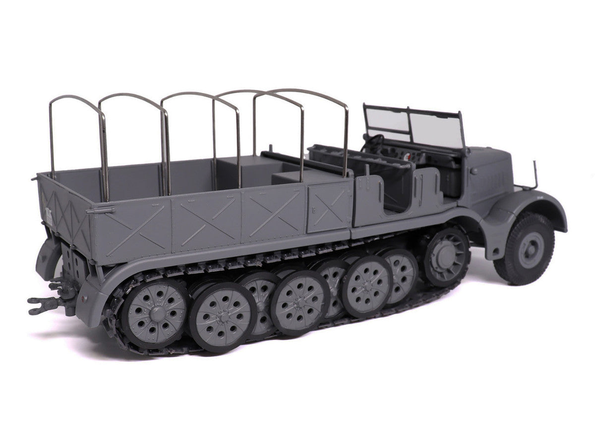 Sd.Kfz. 9 18-Ton FAMO AFV Gray "German Army" 1/43 Diecast Model by Militaria Die Cast LuxuryLifeWay Online Store