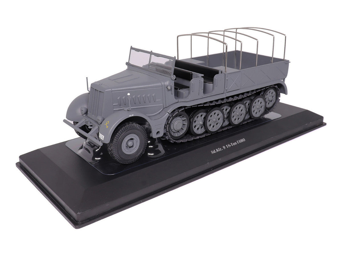 Sd.Kfz. 9 18-Ton FAMO AFV Gray "German Army" 1/43 Diecast Model by Militaria Die Cast LuxuryLifeWay Online Store
