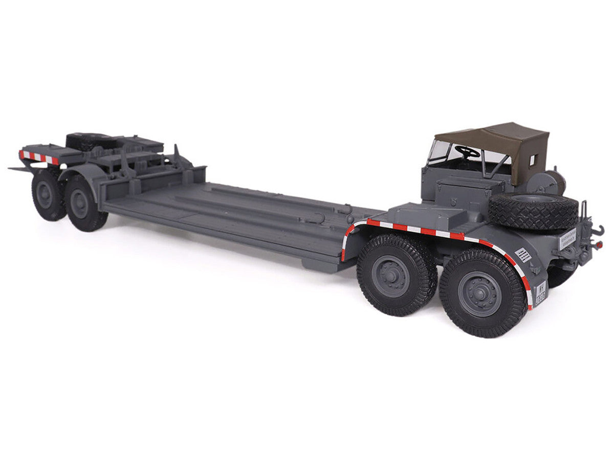 SD.AH. 116 22-Ton Tank Transporter Gray "German Army" 1/43 Diecast Model by Militaria Die Cast LuxuryLifeWay Online Store