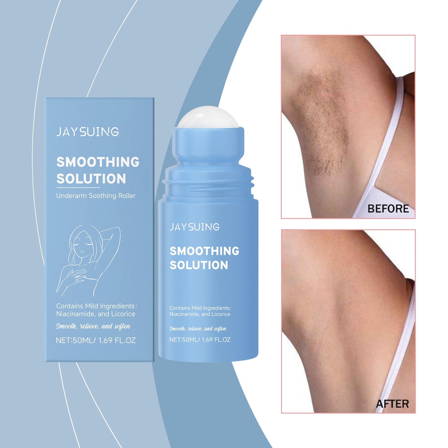 Soothing Underarm Roll-on After Shaving 50ml Tri Light Beauty