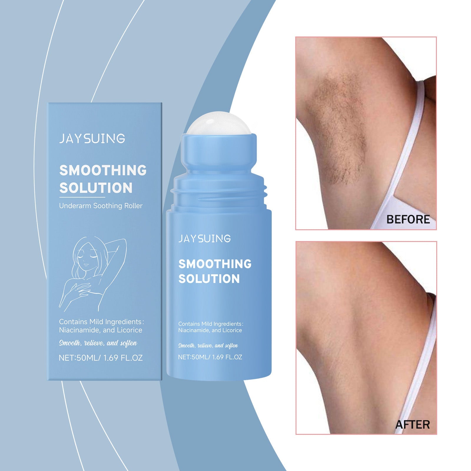 Soothing Underarm Roll-on After Shaving 50ml Tri Light Beauty