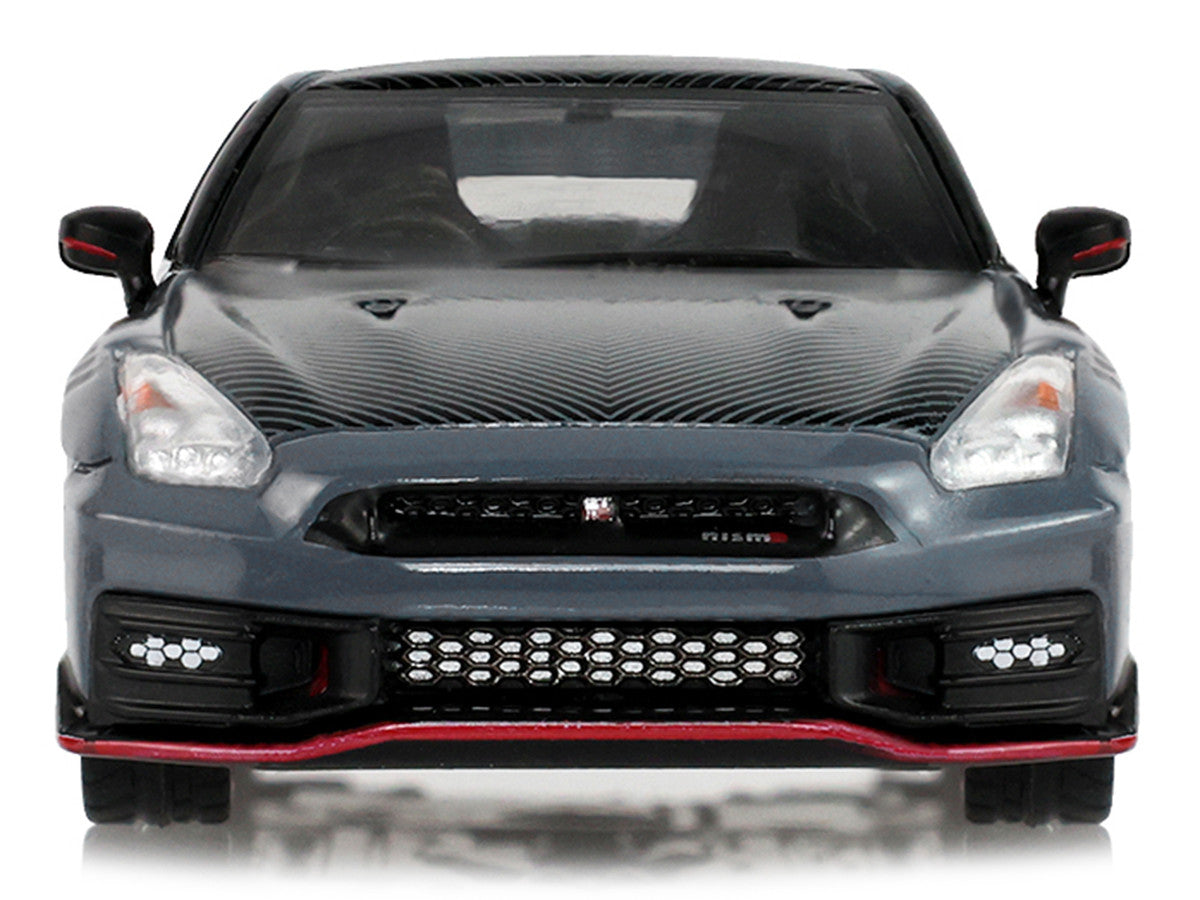 2024 Nissan GT-R (R35) NISMO RHD (Right Hand Drive) Stealth Gray with Carbon Top and Hood "Tokyo Torque" Series 10 1/64 Diecast Model Car by Greenlight LuxuryLifeWay Online Store