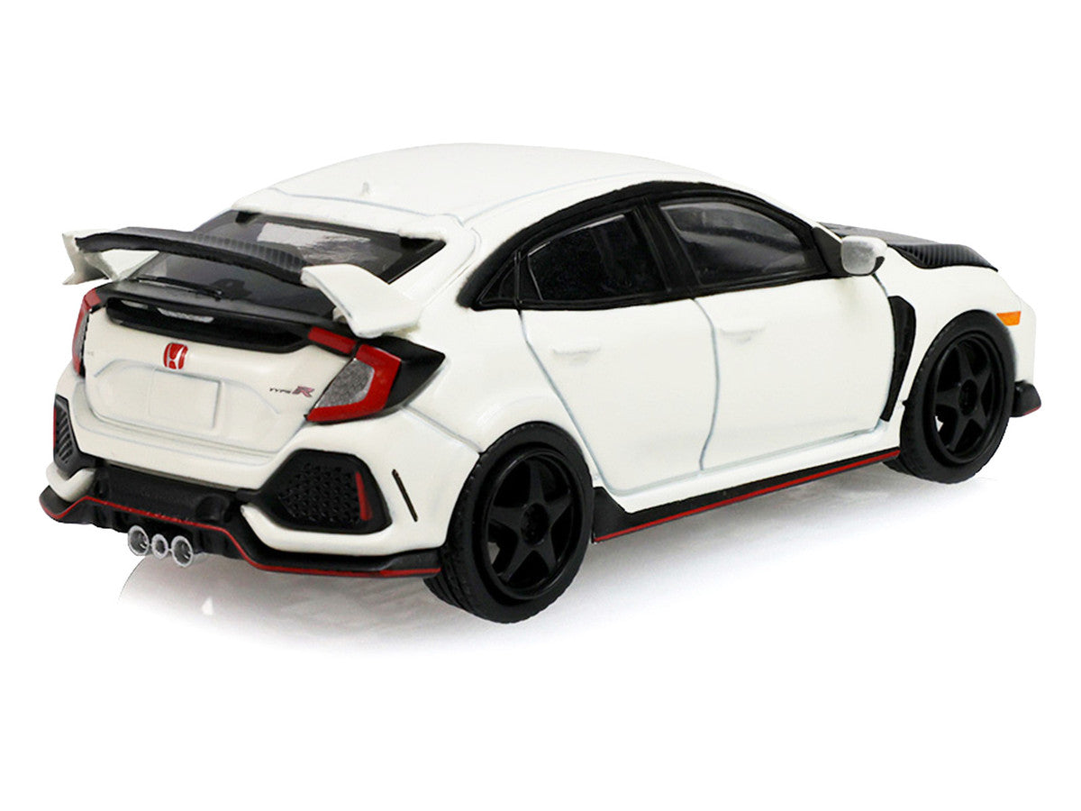 2018 Honda Civic Type-R (FK8) RHD (Right Hand Drive) Championship White with Carbon Hood "Tokyo Torque" Series 10 1/64 Diecast Model Car by Greenlight LuxuryLifeWay Online Store