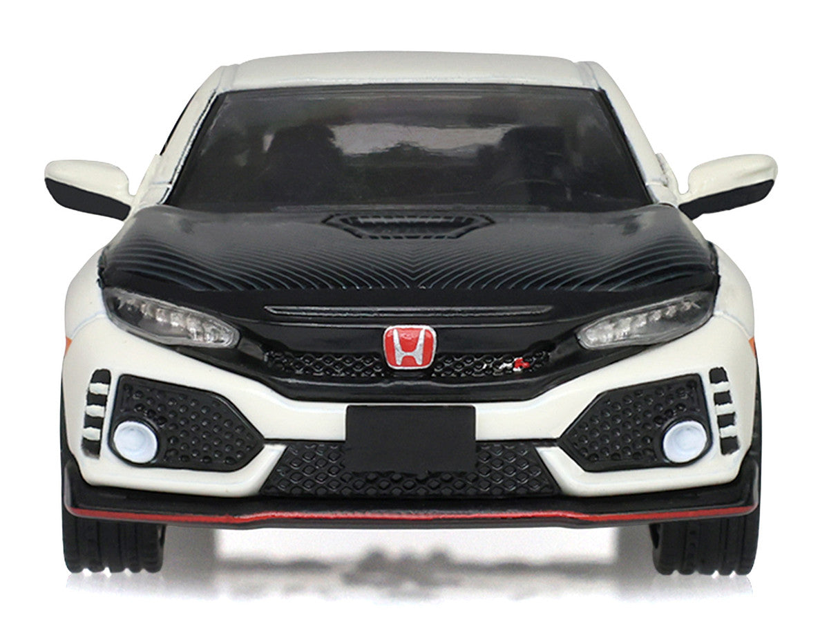 2018 Honda Civic Type-R (FK8) RHD (Right Hand Drive) Championship White with Carbon Hood "Tokyo Torque" Series 10 1/64 Diecast Model Car by Greenlight LuxuryLifeWay Online Store
