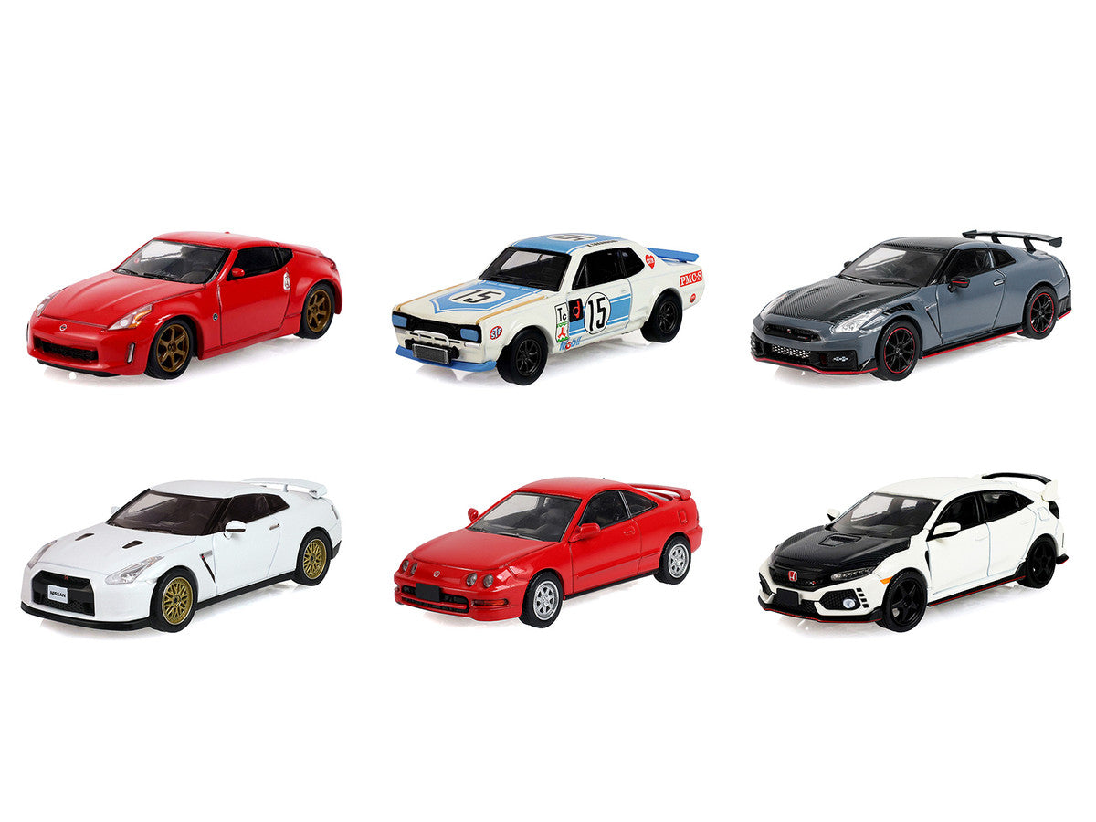 "Tokyo Torque" Series 10 Set of 6 pieces 1/64 Diecast Model Cars by Greenlight LuxuryLifeWay Online Store