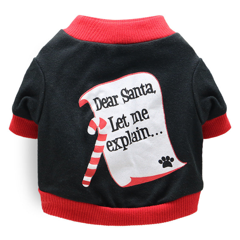 Christmas pet dog clothes Pets Fashion