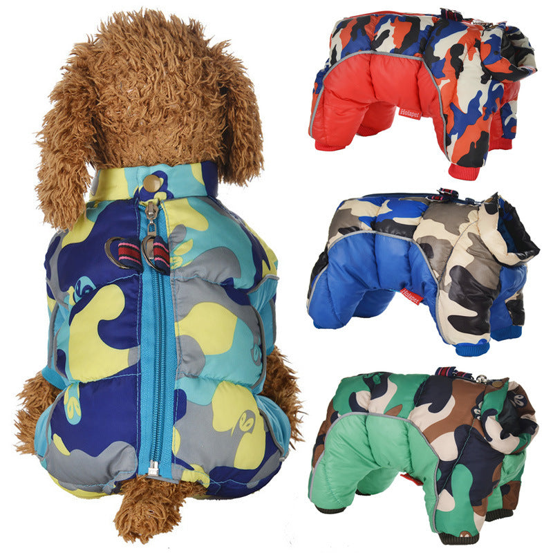 Winter Pet Dog Clothes Super Warm Jacket Thicker Cotton Coat Waterproof Small Dogs Pets Clothing For Puppy Pets Fashion