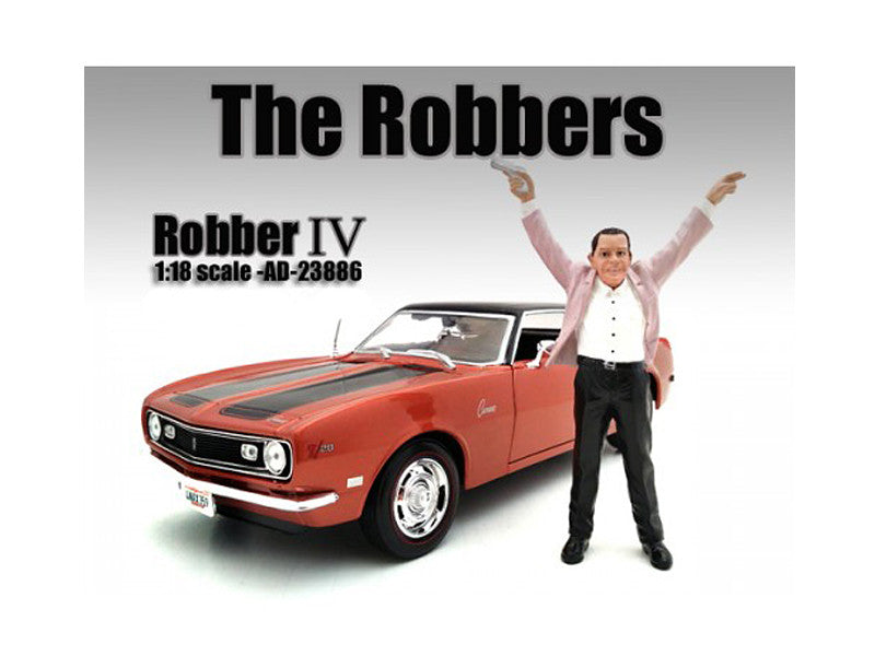 "The Robbers" Robber IV Figure For 1:18 Scale Models by American Diorama LuxuryLifeWay Online Store