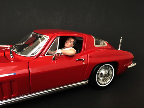 Hitchhiker 2 piece Figurine Set (Green Shirt) for 1/18 Scale Model Cars by American Diorama LuxuryLifeWay Online Store