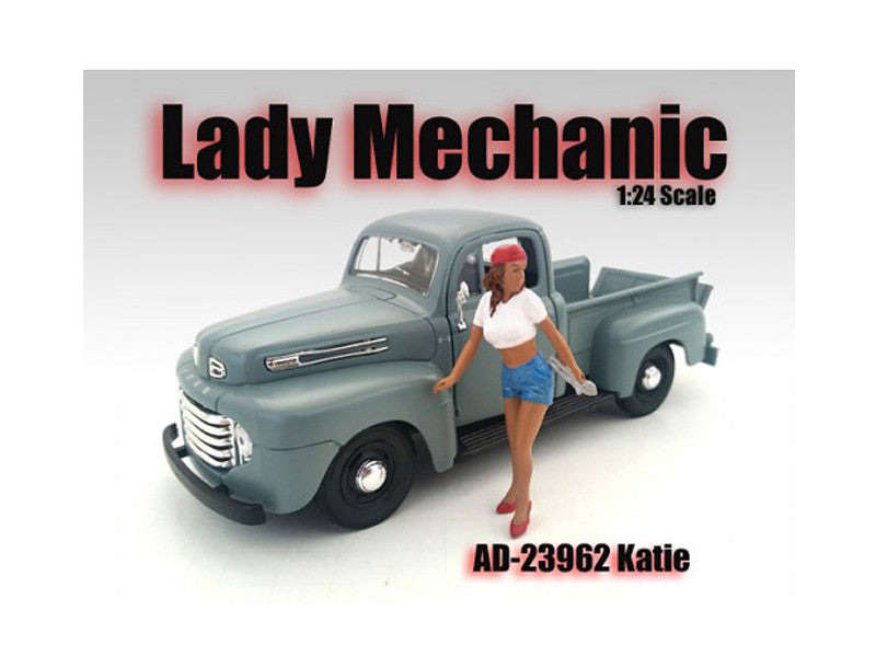 Lady Mechanic Katie Figurine for 1/24 Scale Models by American Diorama LuxuryLifeWay Online Store