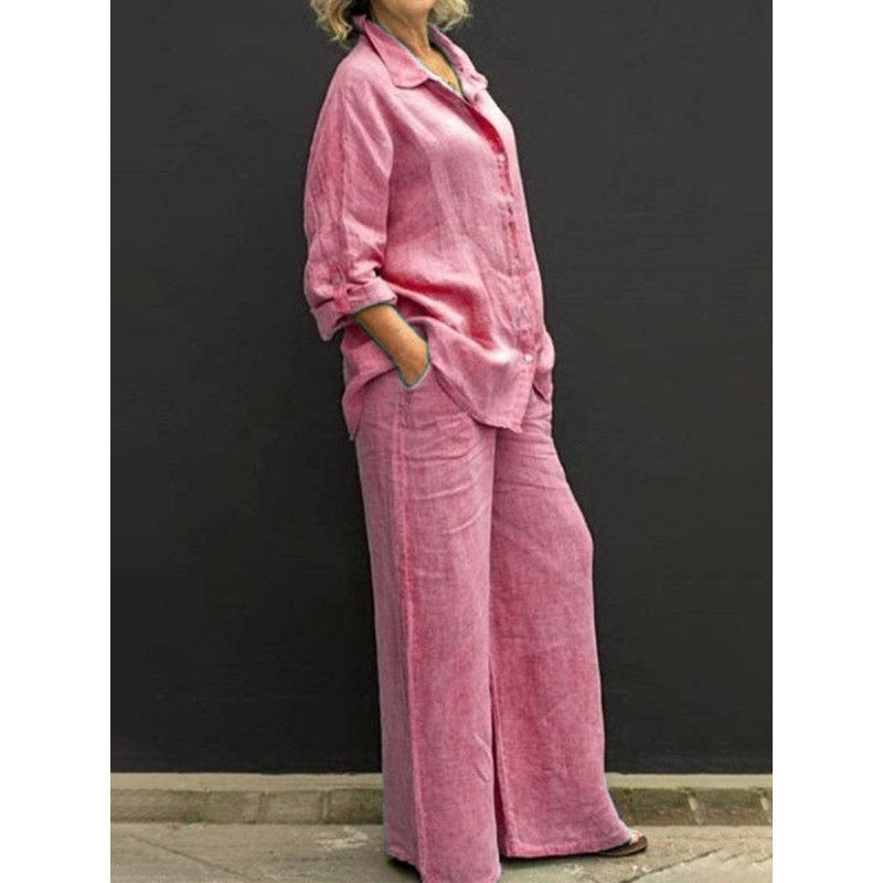New Womens Shirt Set Casual Urban Outfit NorixaFashion.com