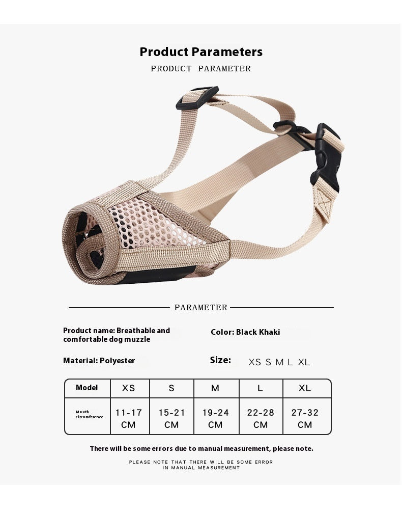 Pet Dog Anti Food Anti Bite  Breathable Drinking Faucet Cage Pets Fashion