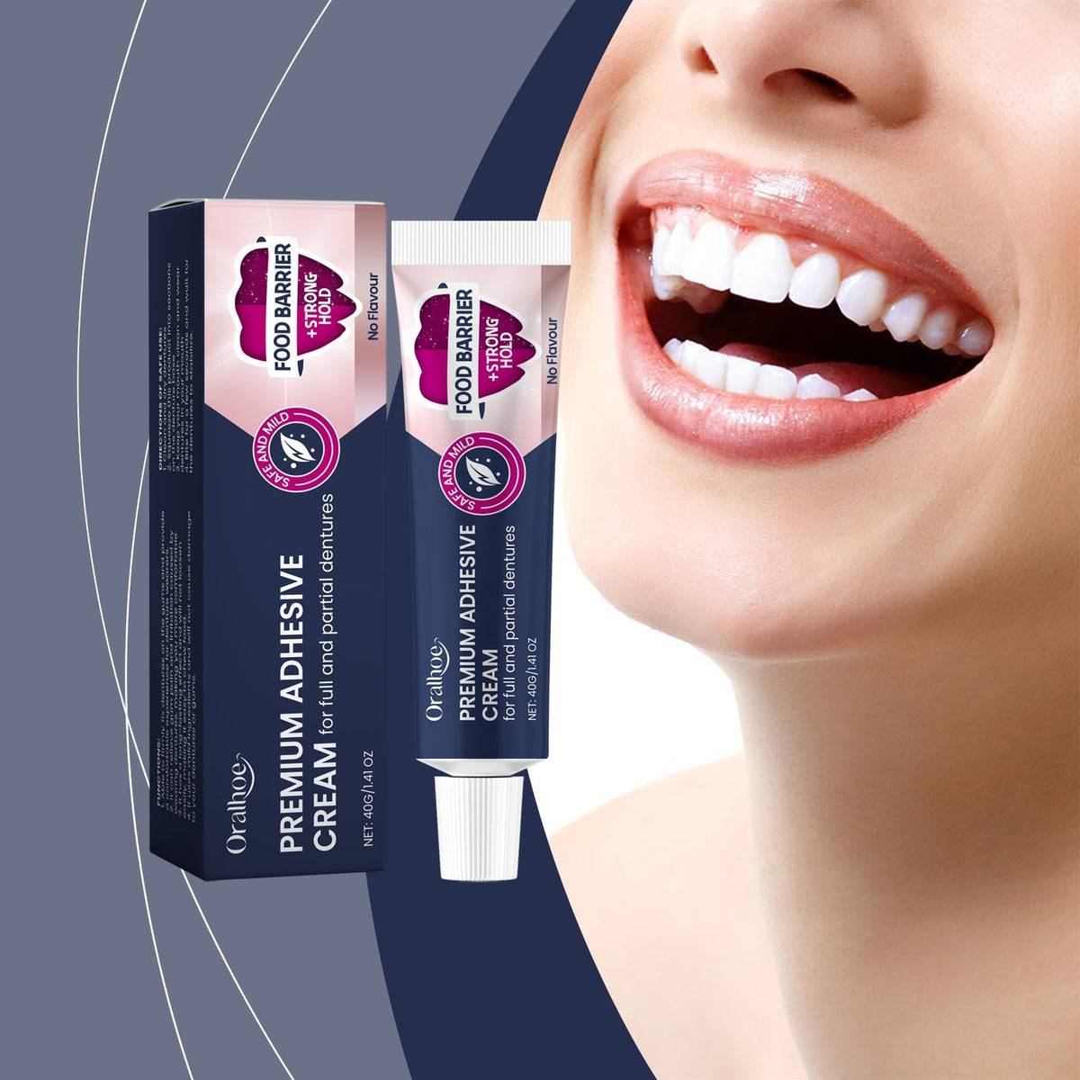 Dental Fixing Adhesive 40g-box Tri Light Beauty