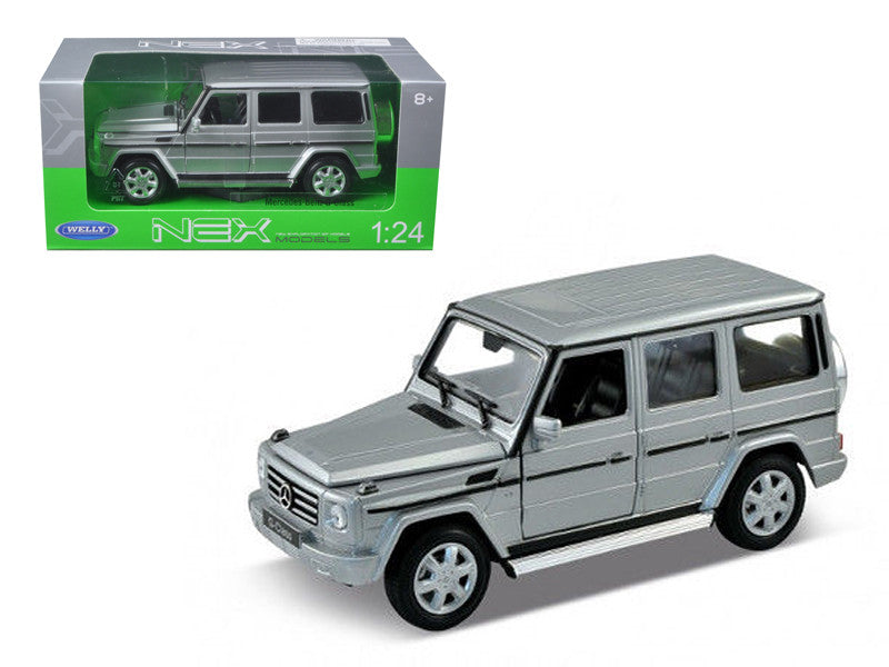 Mercedes Benz G Class Wagon Silver 1/24-1/27 Diecast Model Car by Welly LuxuryLifeWay Online Store