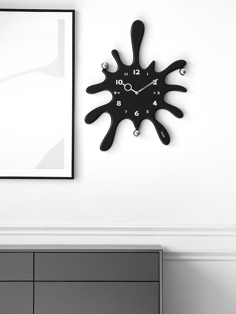 Simple Art Creative Punch-free Wall Clock PearlNestDecor.com
