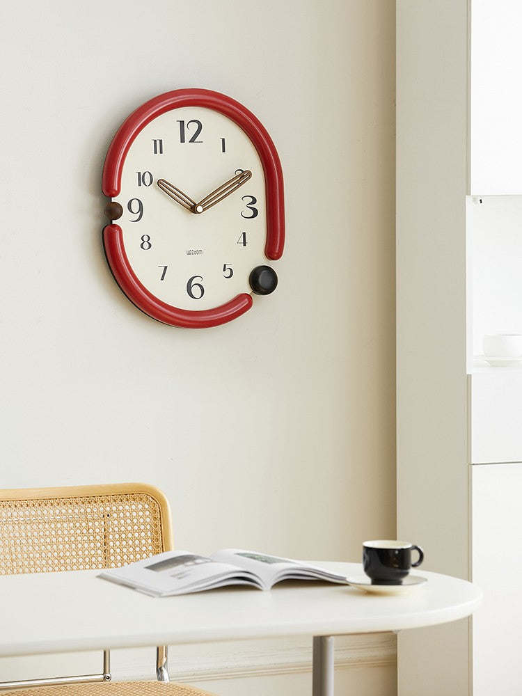 Creative Simple Living Room Punch-free Wall Clock PearlNestDecor.com