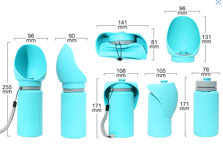 Folding Pet Outdoor Walking Mug Portable Travel Water Bottle Puppy Cats Dogs Drinking Water Dispenser Cup Supplies Pets Fashion