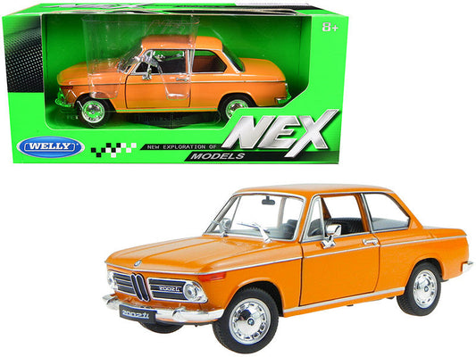 BMW 2002ti Orange 1/24 Diecast Model Car by Welly LuxuryLifeWay Online Store