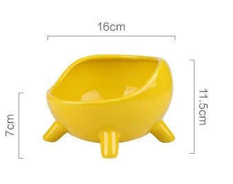 Cervical protection cat food bowl Pets Fashion