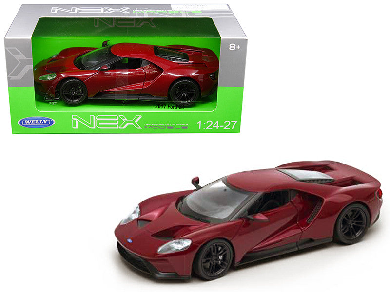 2017 Ford GT Red 1/24 - 1/27 Diecast Model Car by Welly LuxuryLifeWay Online Store