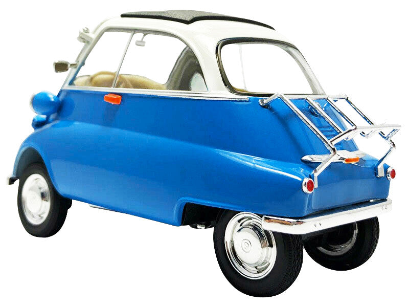 BMW Isetta Blue and White "NEX Models" 1/18 Diecast Model Car by Welly LuxuryLifeWay Online Store
