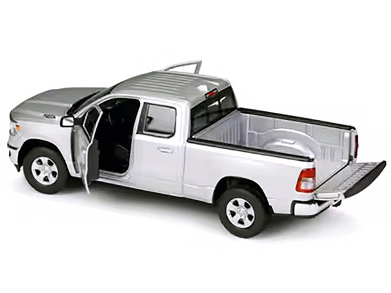 2019 RAM 1500 Pickup Truck Silver Metallic "NEX Models" Series 1/27 Diecast Model Car by Welly LuxuryLifeWay Online Store