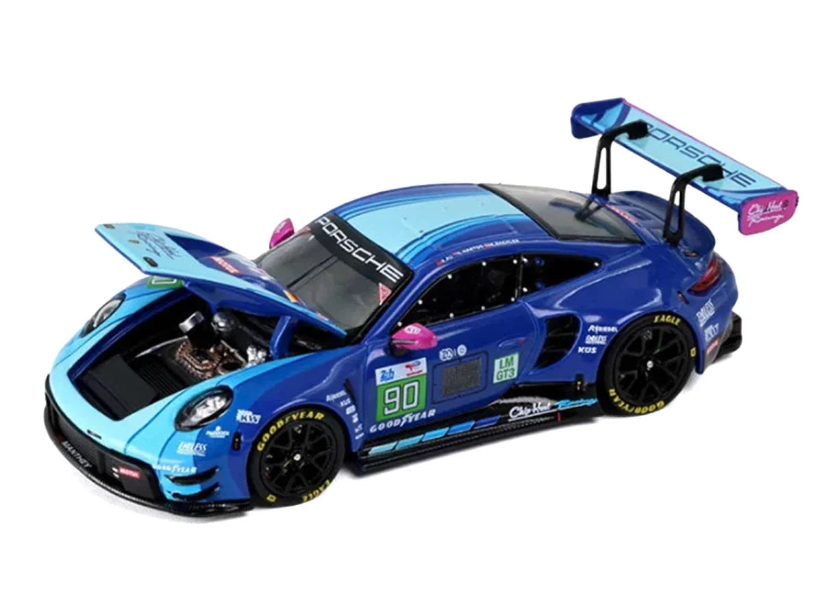 Porsche 911 GT3 R (992) #90 Antares Au - Klaus Bachler - Loek Hartog "Manthey" "24 Hours of Le Mans" (2024) 1/64 Diecast Model Car by Trends Hobby LuxuryLifeWay Online Store