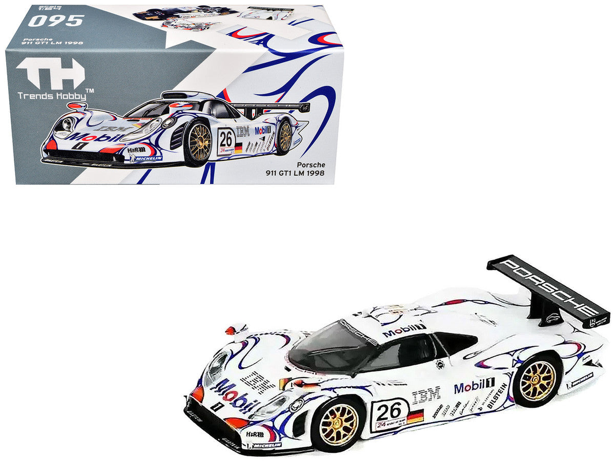 Porsche 911 GT1 #26 Allan McNish - Stephane Ortelli - Laurent Aiello "Porsche AG" Winner "24 Hours of Le Mans" (1998) 1/64 Diecast Model Car by Trends Hobby LuxuryLifeWay Online Store