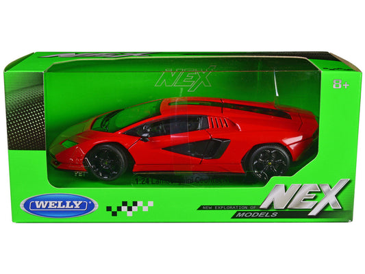 Lamborghini Countach LPI 800-4 Red "NEX Models" Series 1/24 Diecast Model Car by Welly LuxuryLifeWay Online Store