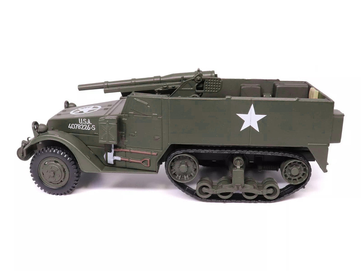 M3 Gun Motor Carriage with 75mm M1897A4 Gun Olive Drab "United States Army" 1/43 Diecast Model by Militaria Die Cast LuxuryLifeWay Online Store