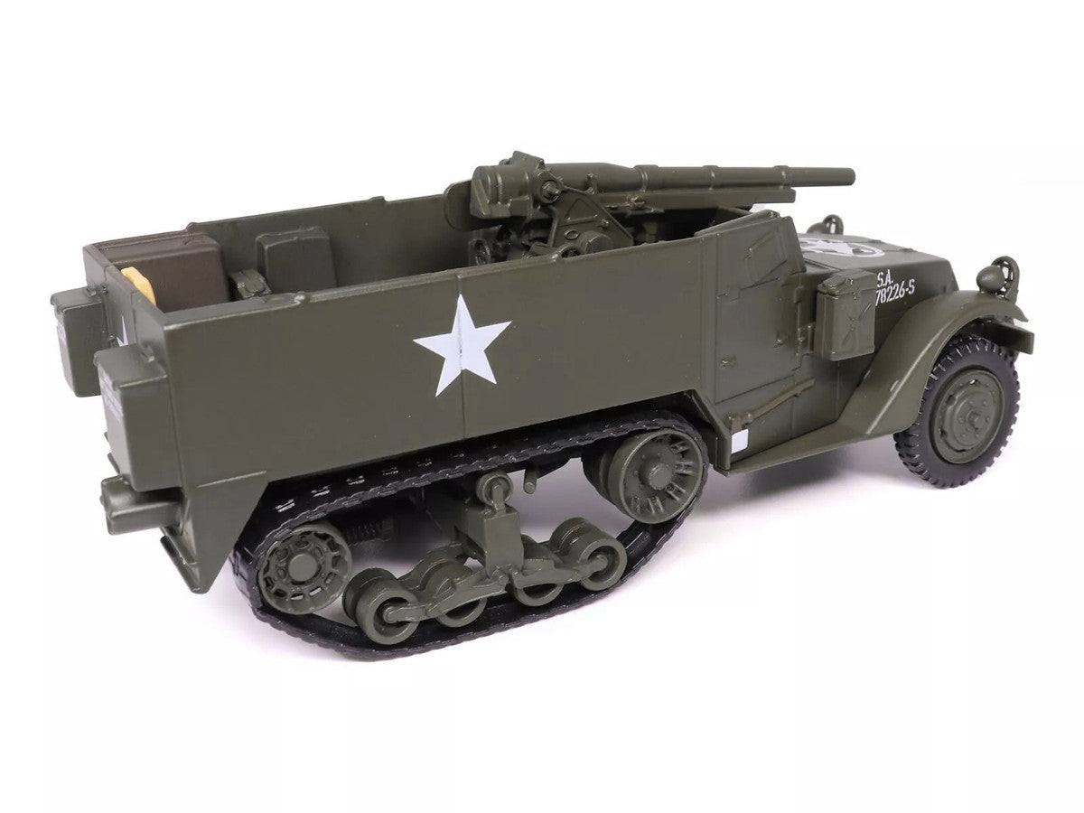 M3 Gun Motor Carriage with 75mm M1897A4 Gun Olive Drab "United States Army" 1/43 Diecast Model by Militaria Die Cast LuxuryLifeWay Online Store