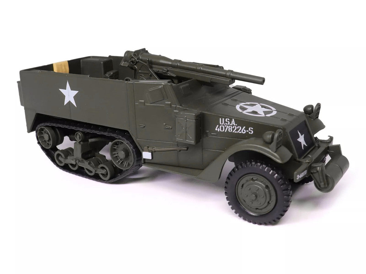 M3 Gun Motor Carriage with 75mm M1897A4 Gun Olive Drab "United States Army" 1/43 Diecast Model by Militaria Die Cast LuxuryLifeWay Online Store