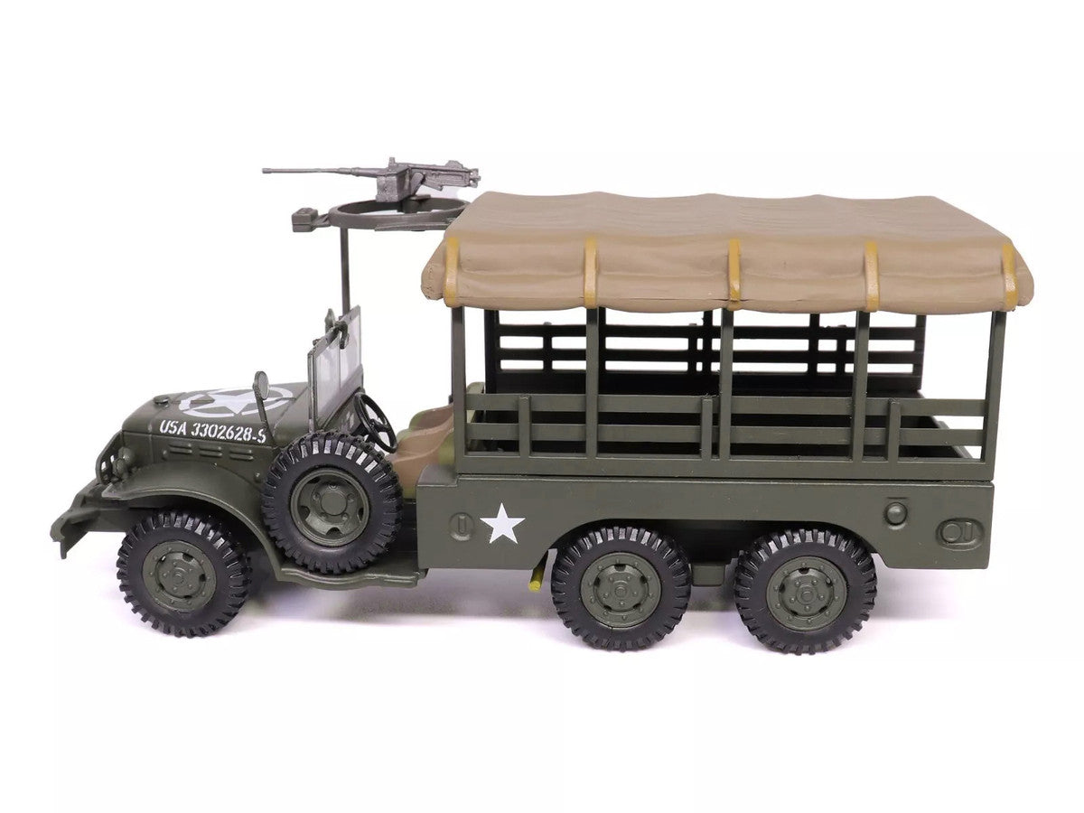 Dodge WC63 Weapons Carrier with Canvas Top Olive Drab "United States Army" 1/43 Diecast Model by Militaria Die Cast LuxuryLifeWay Online Store