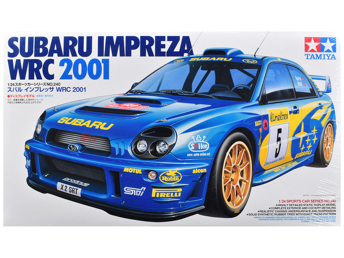 Model Kit Subaru Impreza "WRC" (2001) 1/24 Scale Model by Tamiya LuxuryLifeWay Online Store