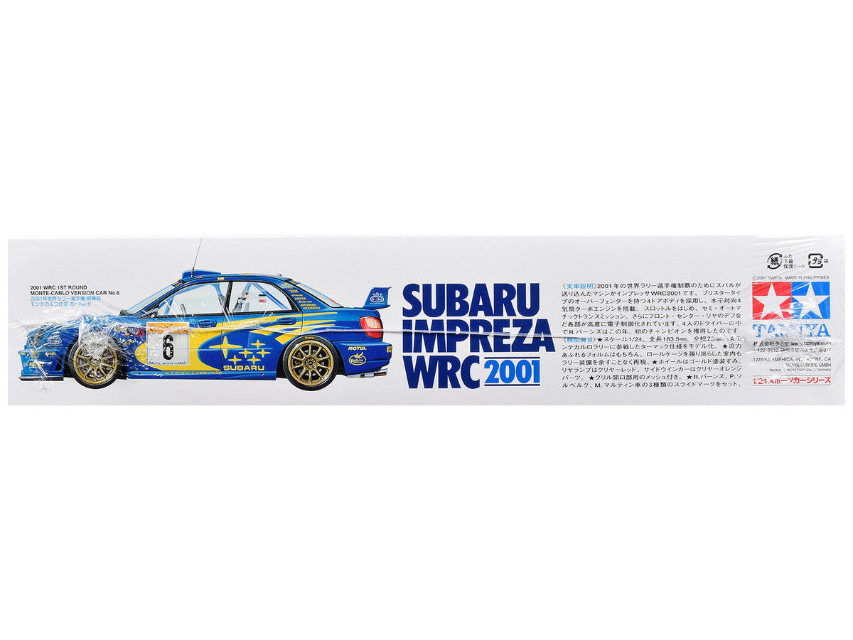 Model Kit Subaru Impreza "WRC" (2001) 1/24 Scale Model by Tamiya LuxuryLifeWay Online Store