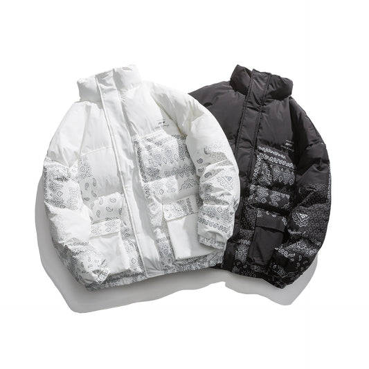 Three-dimensional pocket cashew flower youth cotton coat CJD