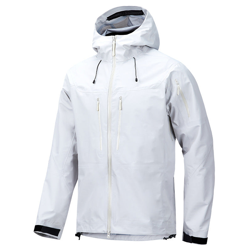 Men's Waterproof Hard Shell Jacket for Spring Hiking Pi-Mart