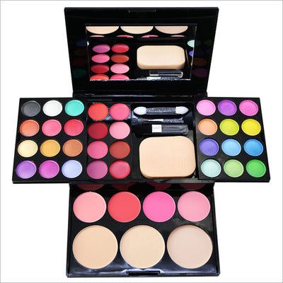 Makeup Box 24 Eyeshadow 8 Lipstick 4 Blush 3 Powder 39 Color Makeup Disc Combination Makeup Tray CJD2