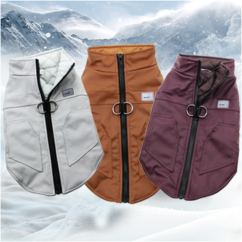 Winter Pets Keep Warm Vest Dog Cat Clothes Pets Fashion