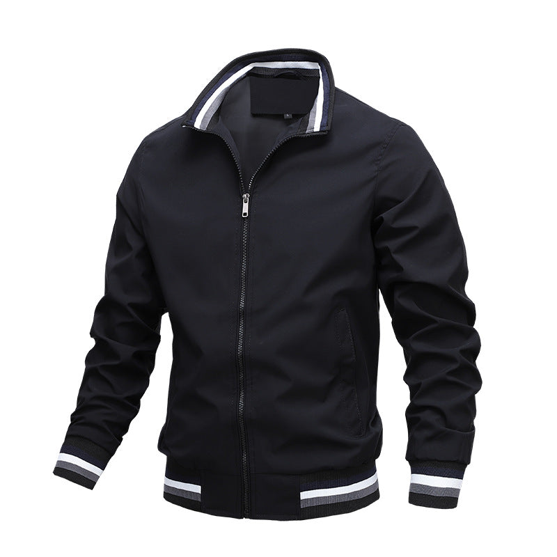 Sports Solid Color Jacket Men's CJD