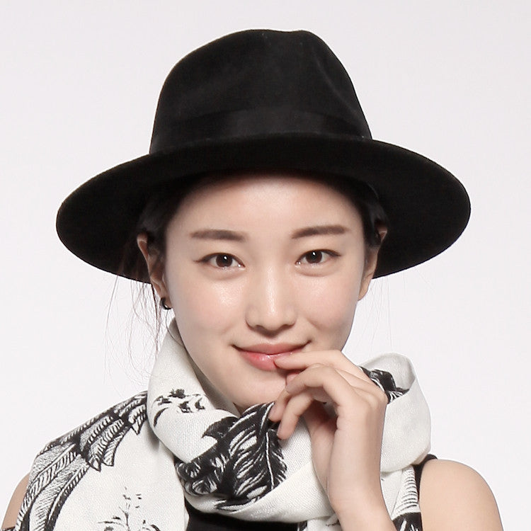 Elegant Woolen Jazz Hat NorixaFashion.com