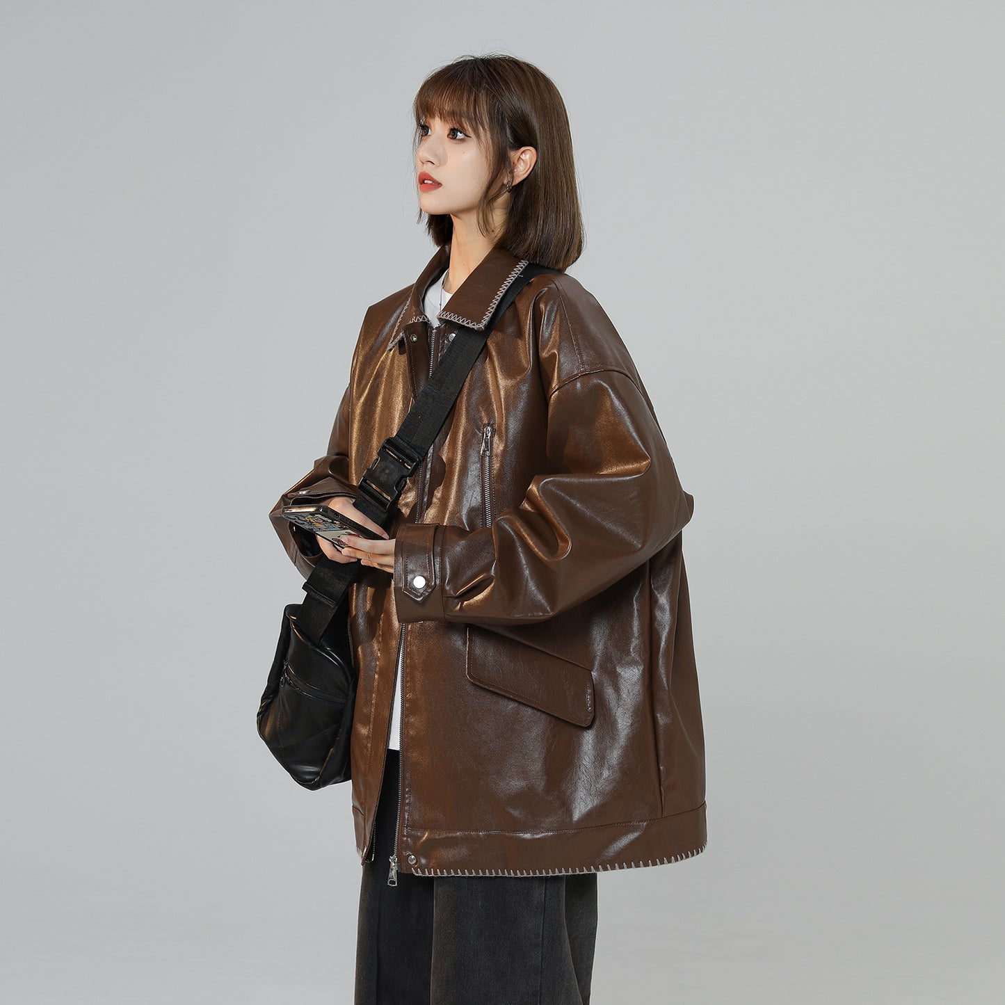 Mid-Length Cotton-Padded Jacket for Autumn and Winter Pi-Mart