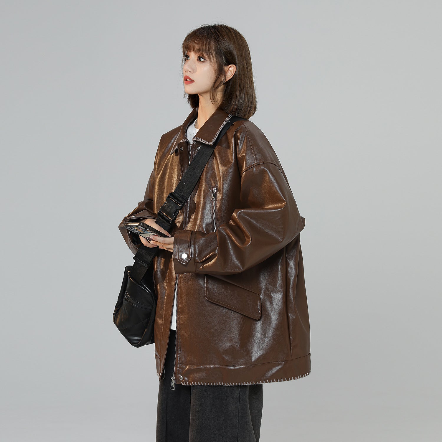 Mid-Length Cotton-Padded Jacket for Autumn and Winter Pi-Mart