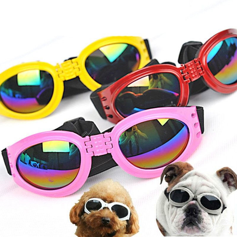Dog Sunglasses Foldable Medium Size Waterproof Goggles UV Protection Glasses For Pets Pets Fashion