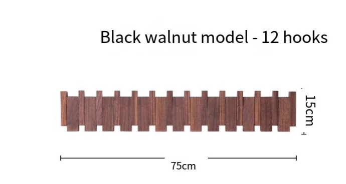 Simplicity Piano Key Wall Coat Rack (One Piece) Best YouTube Store