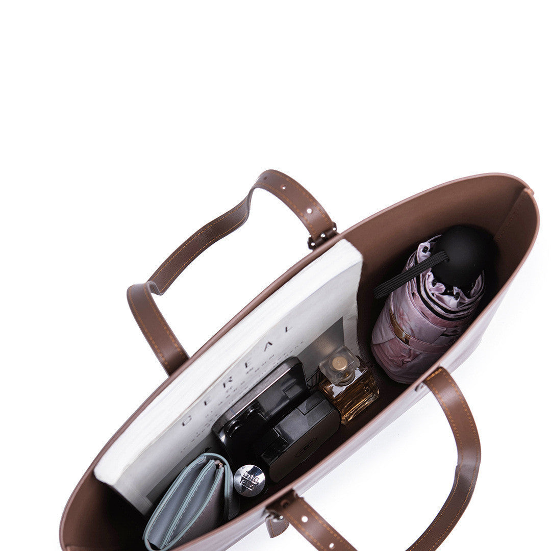 Cowhide All Match Handbag Women Handmade Diy Material Bag LadyShow.Store