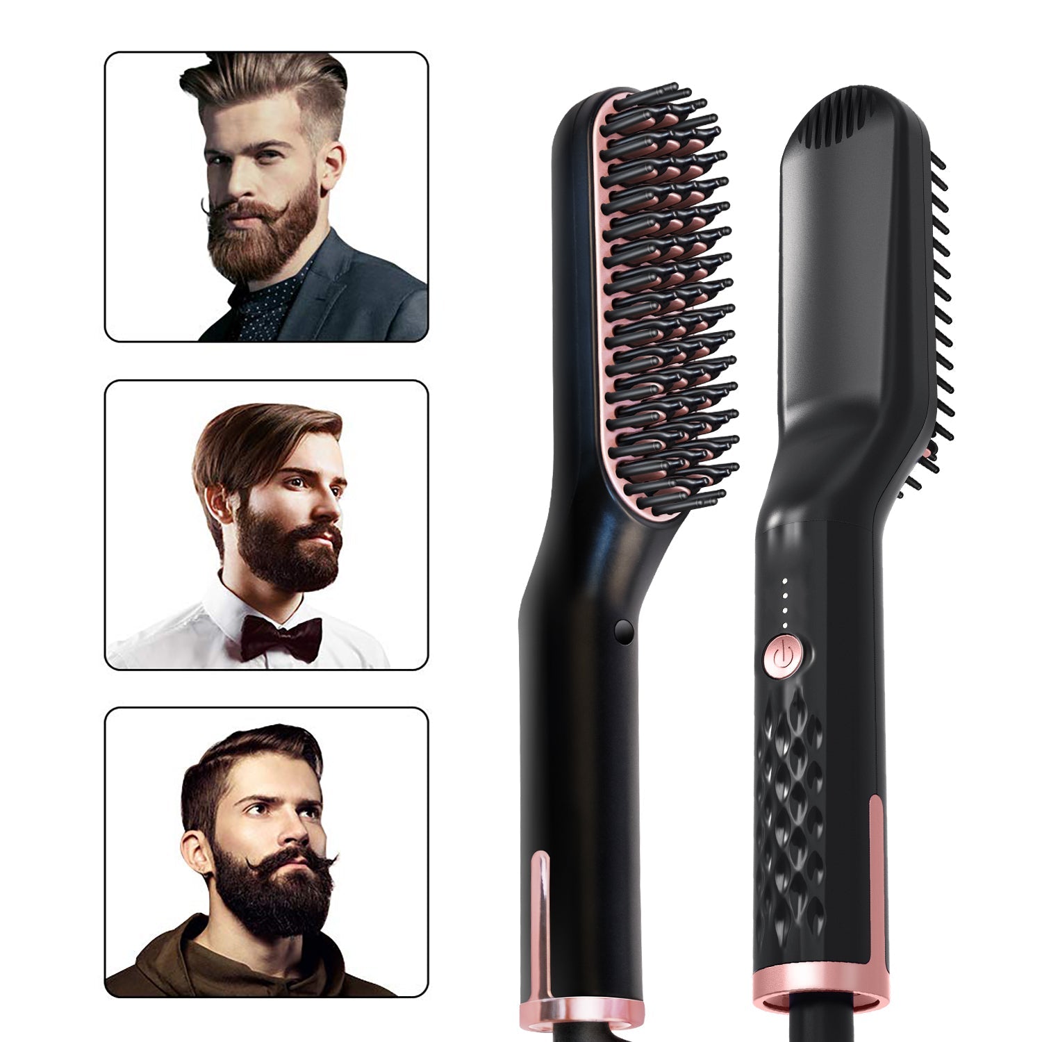 Straightening Brush and Beard Comb Set LadyShow.Store