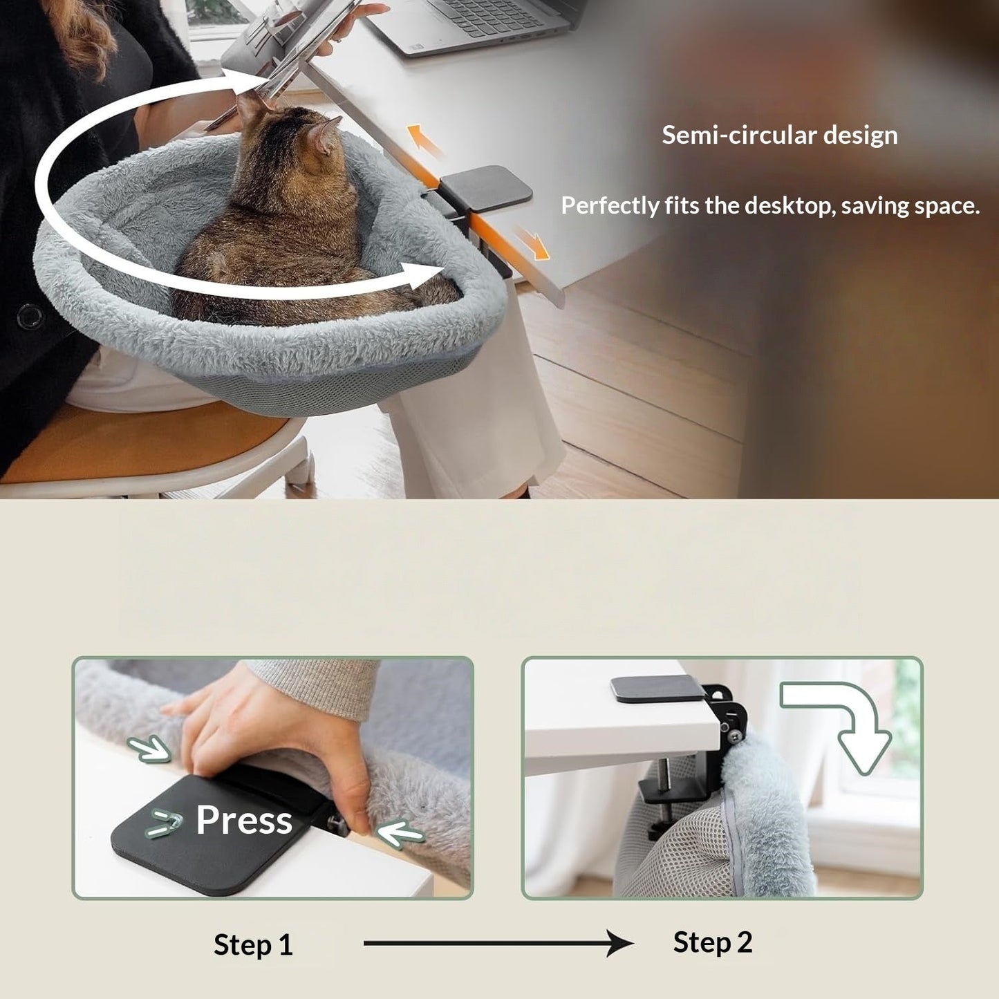 Adjustable-height Small Cat Table-bed Pets Fashion
