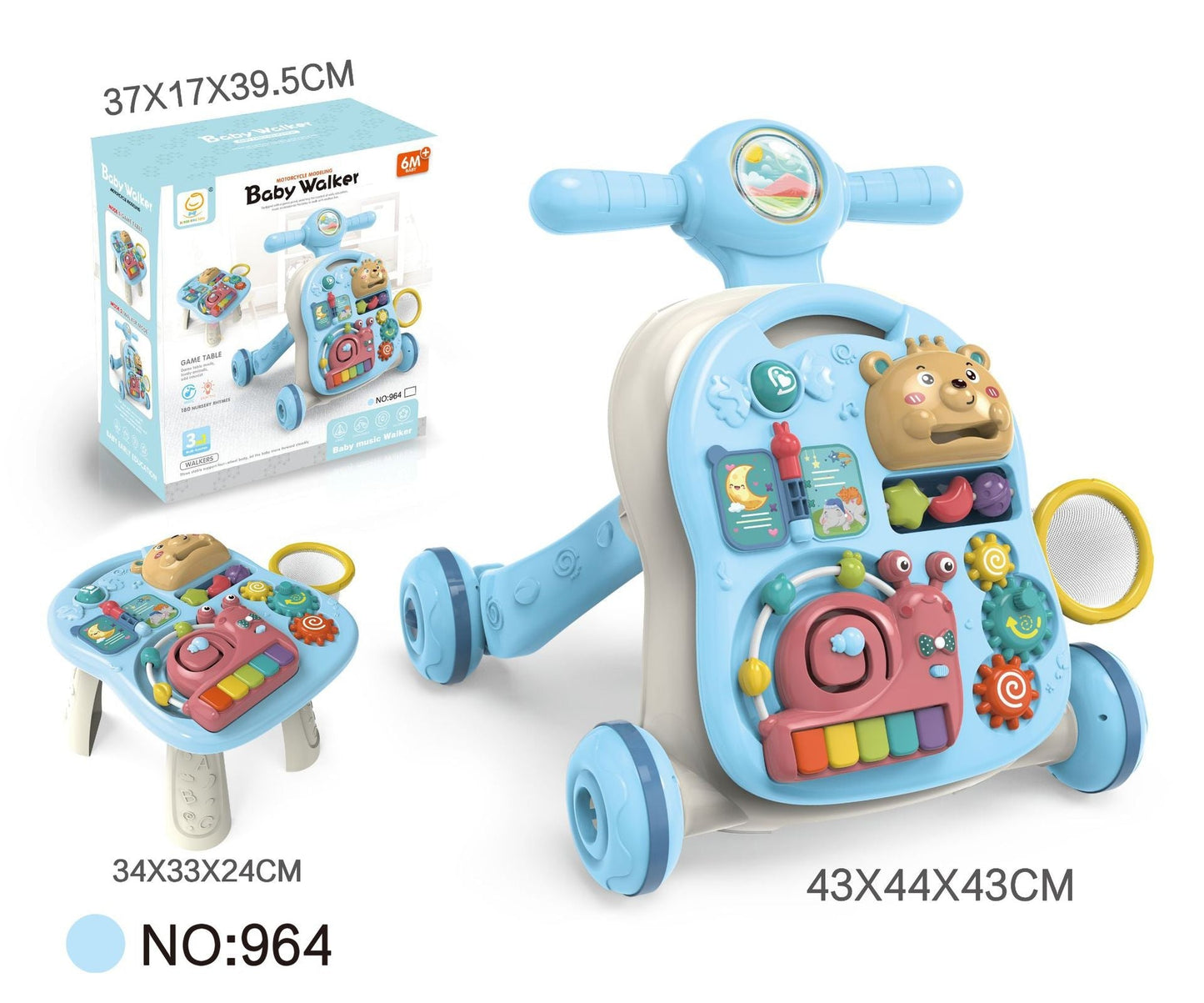 Multifunctional Baby Walker Toy with Music LuxuryLifeWay Online Store